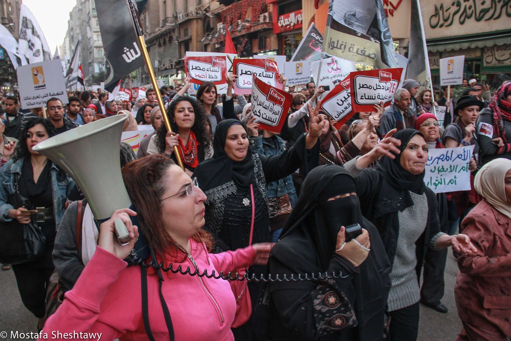 Sanicmo's tweet photo. Las mujeres se movilizan en Egipto por sus derechos. 
#InternationalWomensDay #DiaInternacionalDeLaMujer https://t.co/HdP1PZgmpw