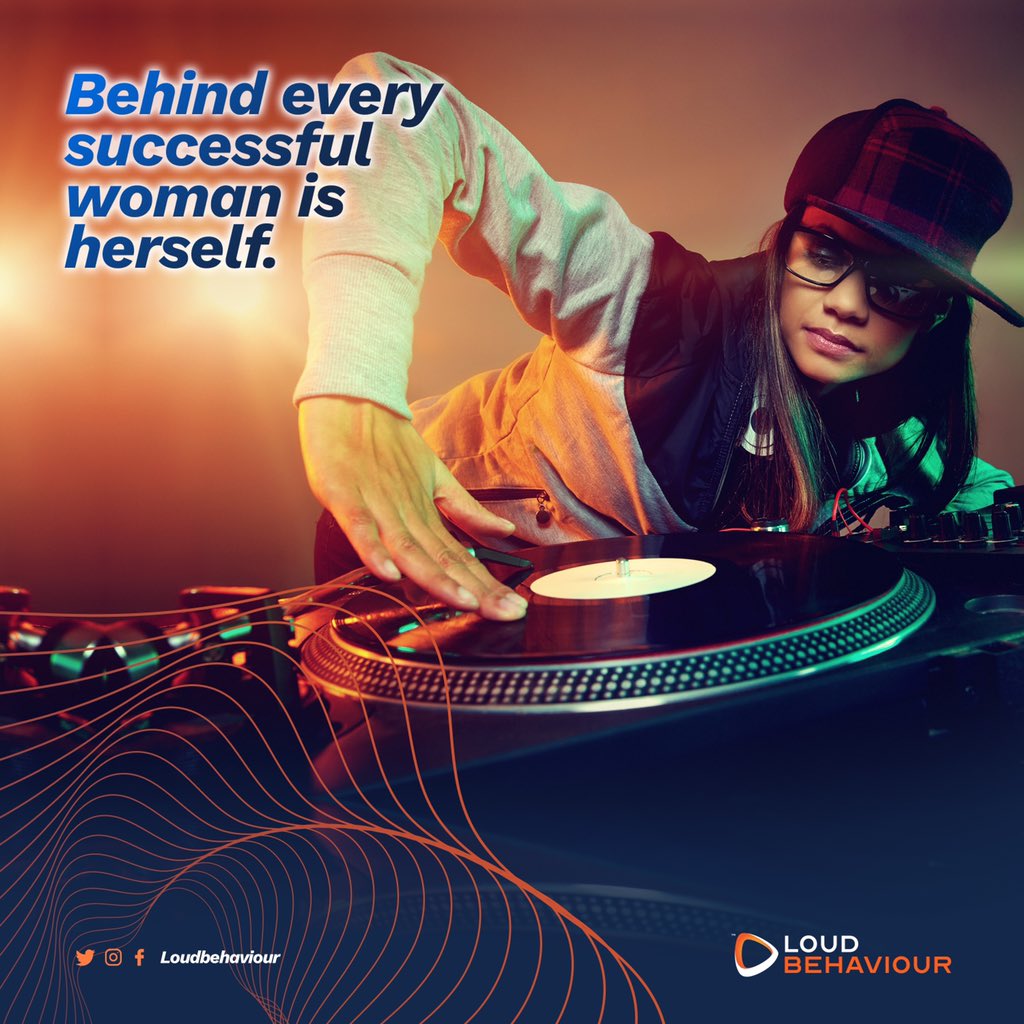 LoudBehaviour's tweet photo. Behind every successful woman is herself!
#LoudBehaviour #HappyInternationalWomensDay #Music https://t.co/xbFPXvPkOV