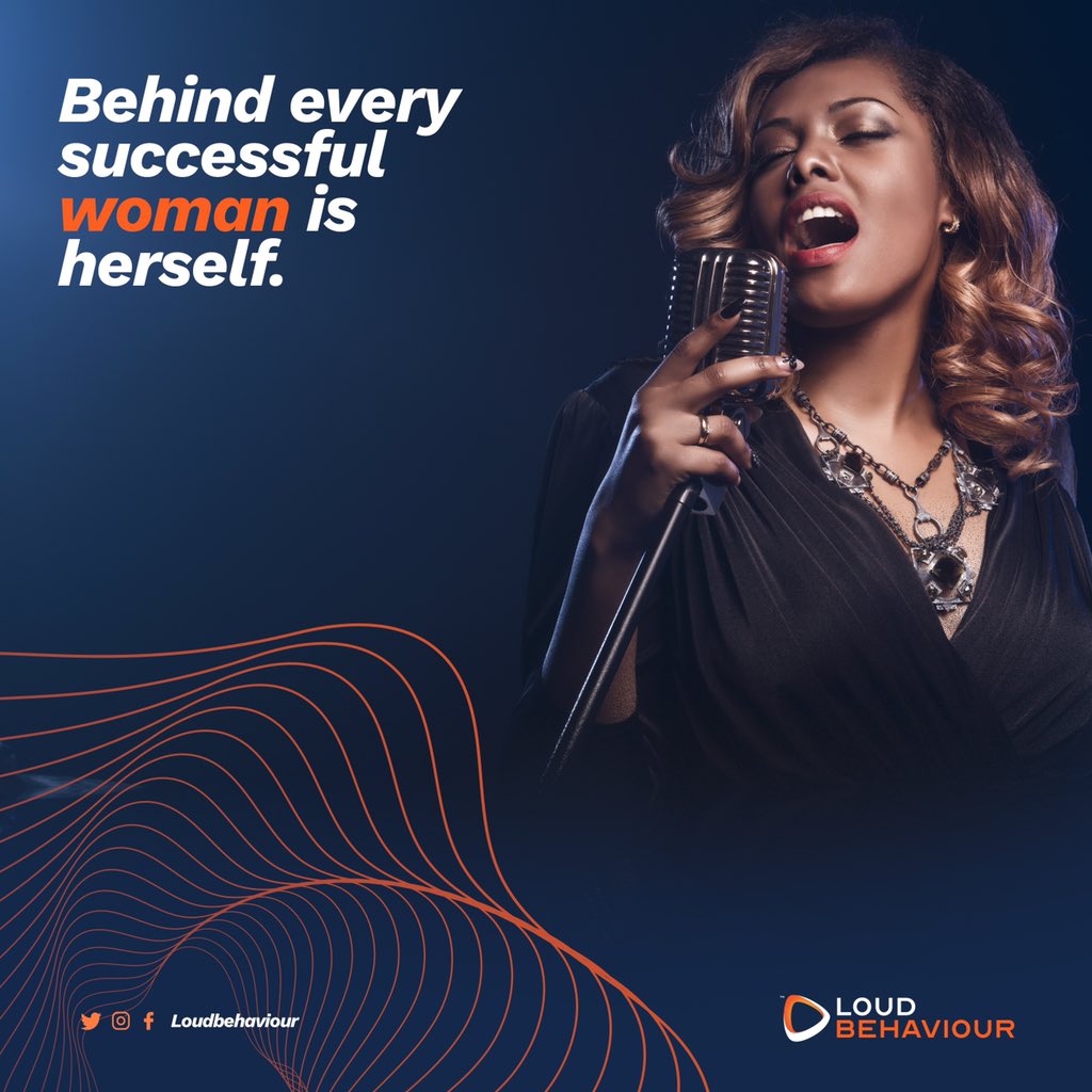 LoudBehaviour's tweet photo. Behind every successful woman is herself!
#LoudBehaviour #HappyInternationalWomensDay #Music https://t.co/UoShciXmT7