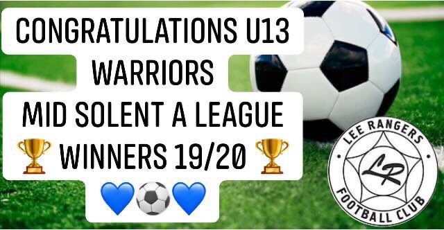 Amazing effort from our U13 Warrior team this #season again! #football #champions <a href="/FunFootballUK/">McDonald’s Fun Football</a> <a href="/GosportCouncil/">Gosport Borough Council</a> <a href="/portsmouthnews/">The News, Portsmouth</a> <a href="/savegrassroots/">SaveGrassRootsFooty</a> <a href="/MidSolent/">Mid Solent Adult League</a>