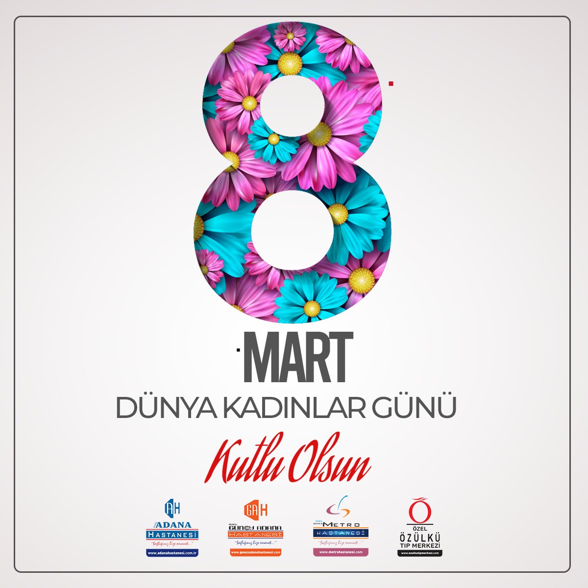 8 Mart Dünya Kadınlar Günü Kutlu olsun.⠀
⠀
#Kadınlargünü⠀
#Güçlükadın⠀
#8martdunyakadinlargunu