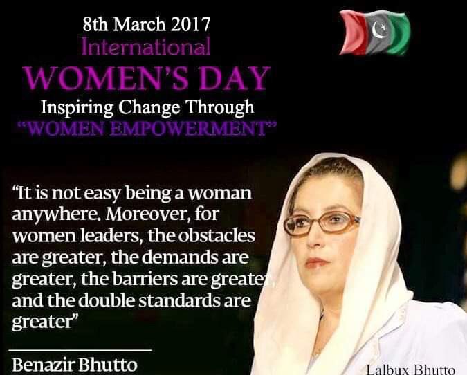 BurewalaPpp's tweet photo. On this women’s day I’d like to remember the woman who really taught me how to respect women. She’s a role model for women around the world. Happy women’s day! #BenazirBhutto #InternationalWomensDay  @BBhuttoZardari @fkkundi https://t.co/0RraermfEJ