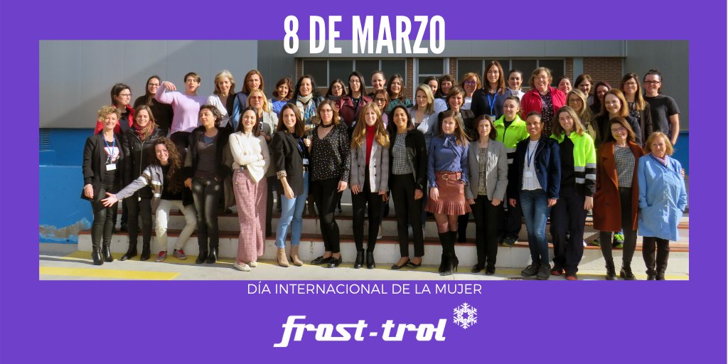 Desde Frost-trol apoyamos la celebración del Día de la Mujer y seguimos trabajando por la igualdad. ¡Juntas somos MÁS!
¡Feliz 8 de marzo a todas!
#DiaInternacionalDeLaMujer #8deMarzo #HumanTechnique