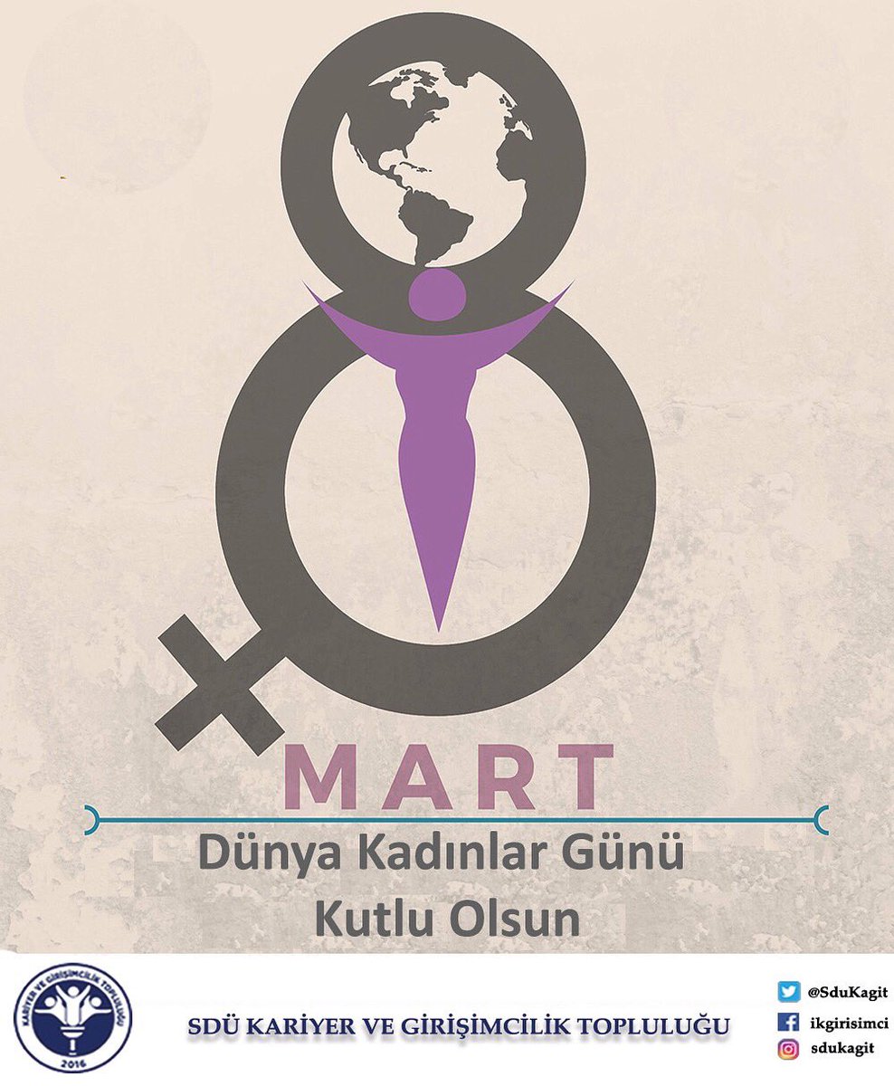 "Şuna inanmak lazımdır ki, dünya yüzünde gördüğümüz her şey kadının eseridir." Mustafa Kemal Atatürk 
Tüm kadınlarımızın #8martdünyakadınlargünü kutlu olsun.