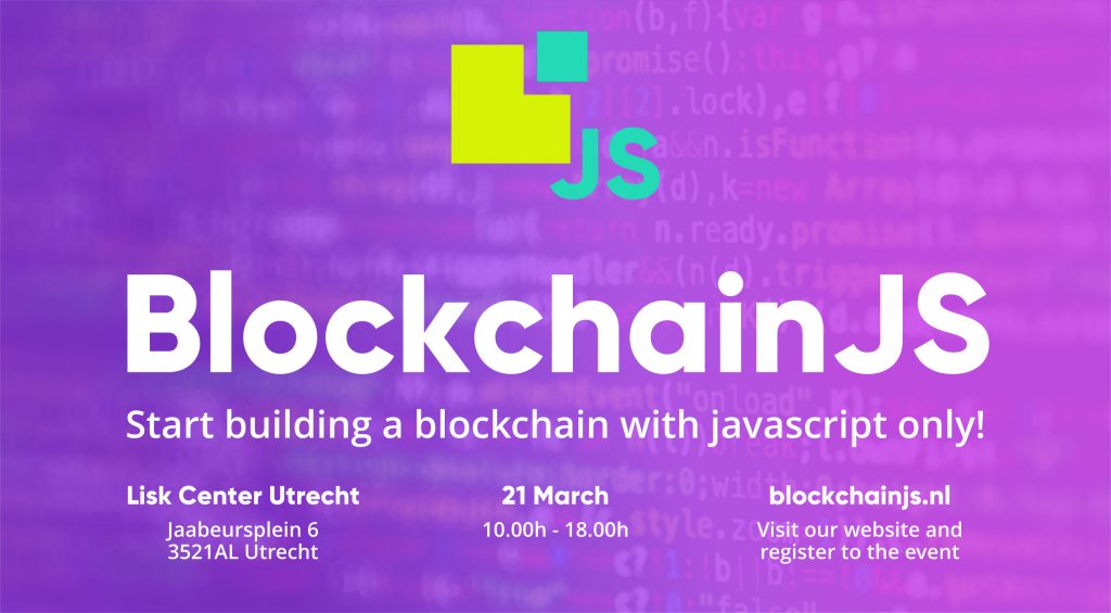 LiskHQ's tweet image. @LiskCenter Utrecht hosts a full-day event on March 21st in the Netherlands. The first #BlockchainJS will feature talks about Lisk SDK and hands-on workshops. @MaxKordek, #Lisk's CEO and Co-founder, will also be in attendance.
Register on blockchainjs.nl