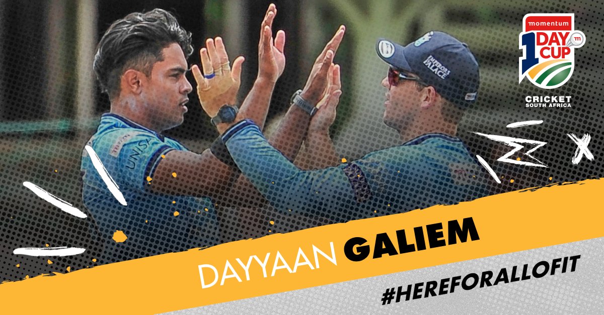 ProteasMenCSA's tweet photo. WICKET 

1st Ball after drinks and Galiem strikes and gets rid of the set Dominic Hendricks.

It was a good catch in the end by Rivaldo Moonsamy, which sees Hendricks walk off and Lubbe come to the middle.

#HereForAllOfIt
#LiovTit 
#MODC https://t.co/qDnWXa9kf7