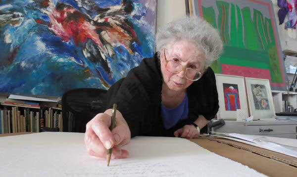 Sonia Getchoff (1929-2018)Considerada una de la expresionistas abstractas más talentosas. Sonia era hija una directora de galerias de arte y desde pequeña estuvo en contacto con la pintura. En 1954 expone en el Guggenheim con los mayores representantes del E.A. masculinos.