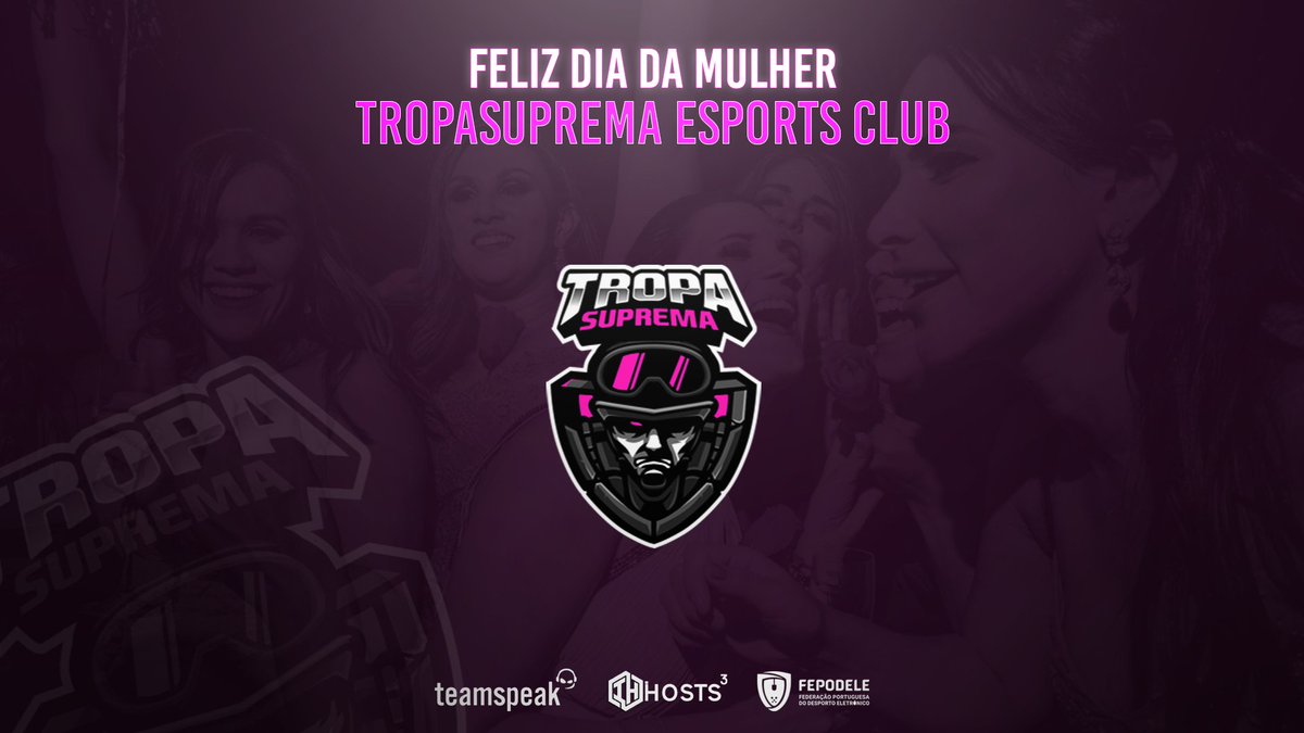 TropaSuprema's tweet photo. A @TropaSuprema deseja um dia feliz a todas as mulheres do mundo, que cada dia que passa haja mais igualdade em todos os campos, seja no jogo ou no dia a dia.
👩👧👧💋
#GOMULHERES #UNIDASVENCEM https://t.co/j96pXHpIee