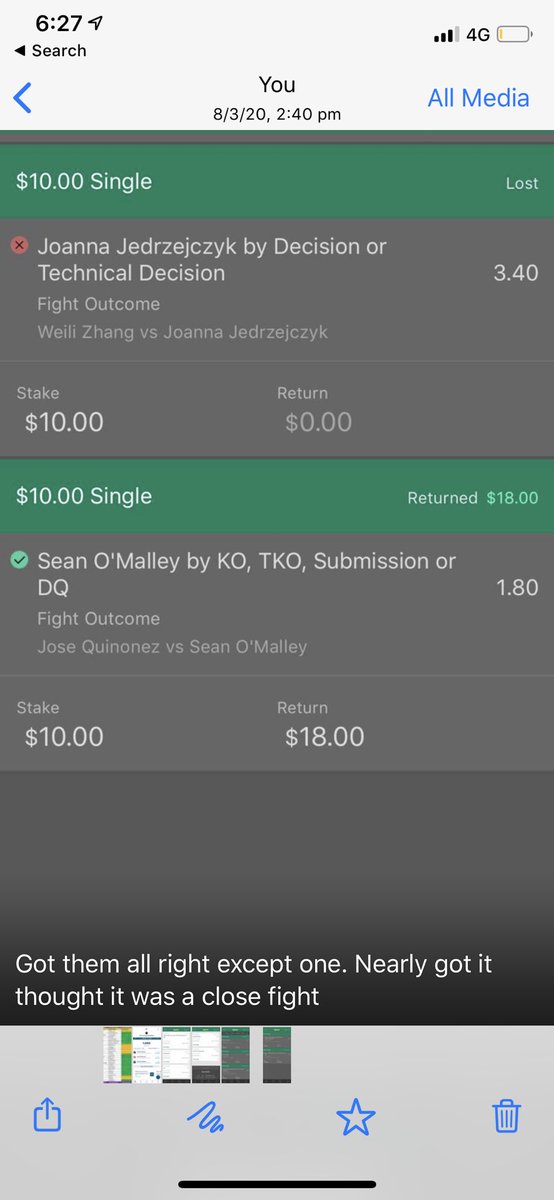 FatTurtleTipper's tweet photo. 4 out of 5 - UFC 248

#betting #bettingtips #bettingpicks #bettingadvise #bettingexpert #bettingtipster #bettingpredictions #ufc #mma #ufcbet #ufcbets #ufcbetting #ufcfightnight #ufc248 https://t.co/ZHvf8tG8XA