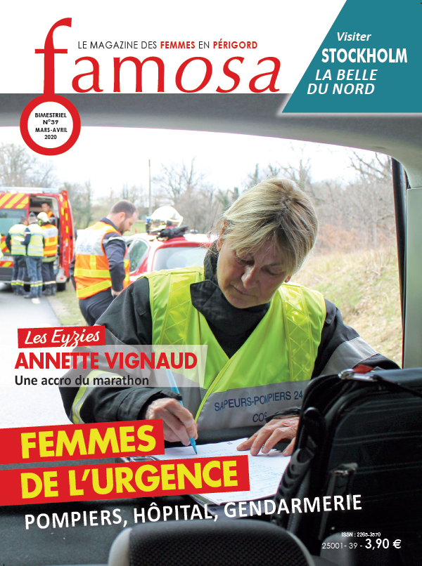 pompiers24's tweet photo. C'est la journée internationale des droits des femmes. Découvrez dans le dernier numéro du magazine #FAMOSA (le magazine des femmes en #Périgord) un reportage sur les femmes sapeurs-pompiers de @pompiers24 #JourneeDesDroitsDesFemmes #IDW2020 https://t.co/oLhRuMsBo2