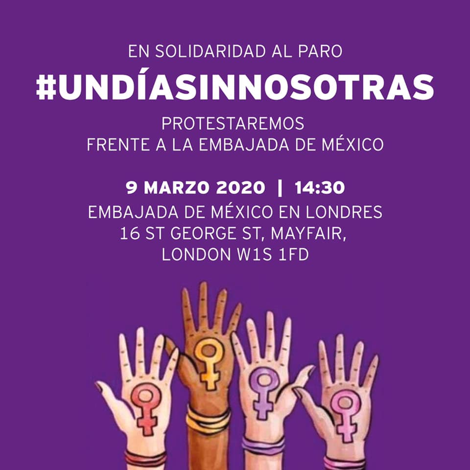 mariana_reyess's tweet photo. Mañana en solidaridad con el paro en México. #mexicanasapoyandodesdeelextranjero #9M Nos ayudan con un RT?  @MPolgovsky @etiennista @pkumamoto @alboradalondon https://t.co/TXRIdIVYQN