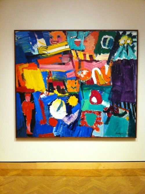Grace Hartigan (EEUU 1922-2008)Parte del Expresionismo Abstracto en las decadas 50-60s. Gran admiradora de Matisse y muy influenciada por la primera generación de artistas del E.A. newyorkino. Colorista y arriesgada en sus composiciones, su obra es autobiográfica.