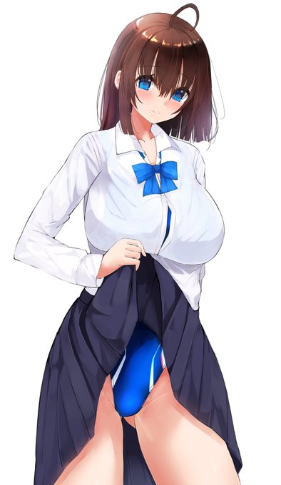 今日は水着着てきたんだ〜 