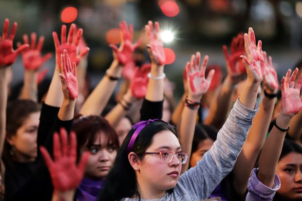 powerplaycrew's tweet photo. Happy #InternationalWomensDay ! Sending solidarity and support to all our sisters and non-binary folk all over the world. In particular, the thousands of Mexican women striking on Monday and marching in protest today against femicide #CirculoVioleta https://t.co/NAP6NEd3Af