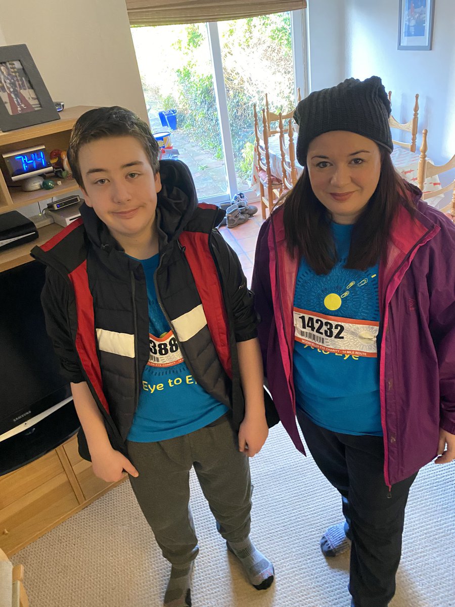 chollers78's tweet photo. Walking 14 miles for @EyeCharity https://t.co/TCgkHjEsWO