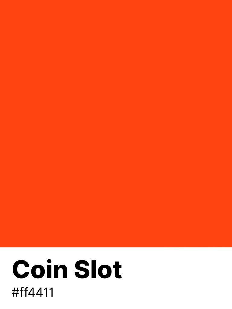 color_parrot's tweet photo. #Coin_Slot #ff4411 https://t.co/6RKk2rP494