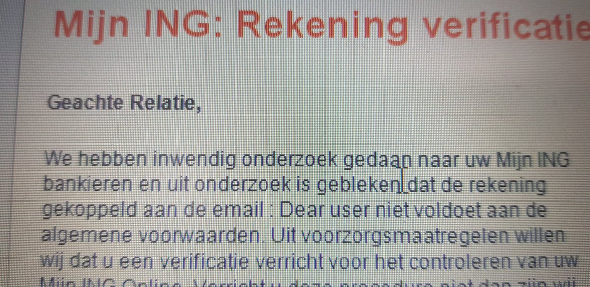 MartinSTNBK's tweet photo. Gaat dit niet wat te ver @ING ? 😏 #spam https://t.co/dyiQfJY4w6