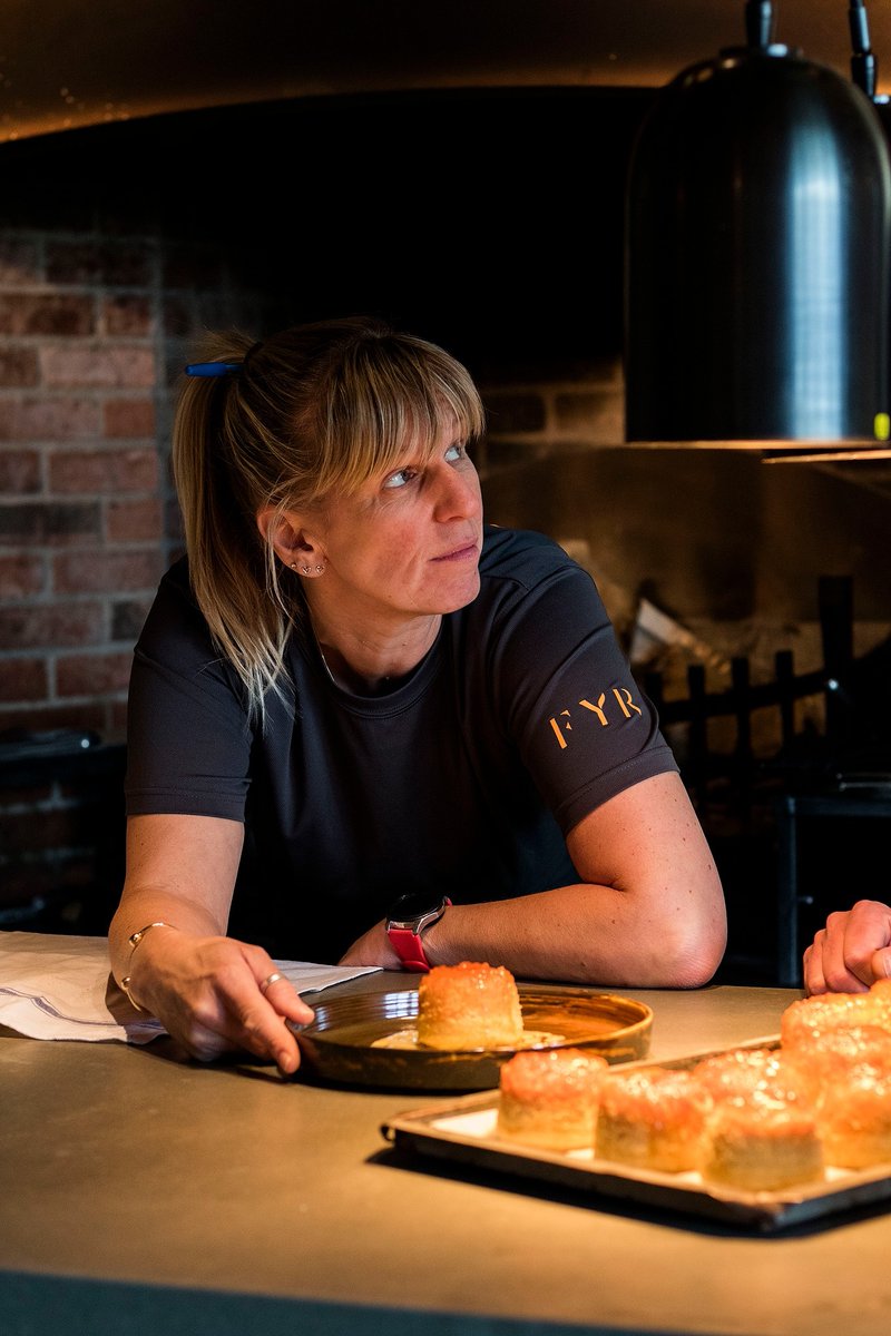 FYRNorthLakes's tweet photo. Would you believe Jen has been in the kitchen for over 30 years! And if you’re a visitor of FYR Grill, you will notice ‘Jens famous sticky toffee pudding’ is a fav on the menu. Thank you for all your hard work!

#IWD2020 #InternationalWomensDay #SeeHer #WomensDay #EachforEqual https://t.co/eqfXOs80q9