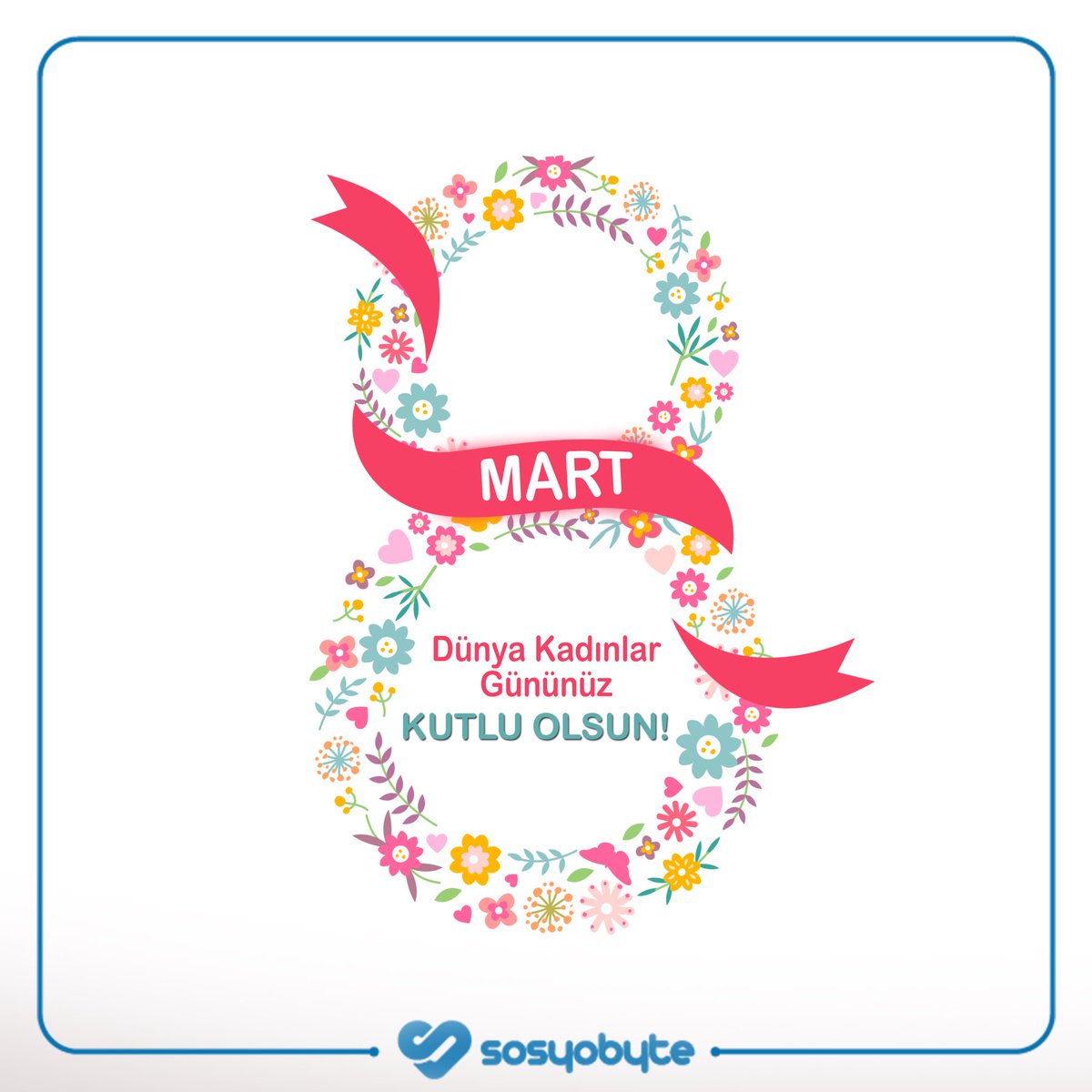 Sosyobyte's tweet photo. 8 Mart Dünya Kadınlar Günü kutlu olsun.

#dünyakadınlargünü #kadınlargünü https://t.co/oTSbL8Z58G