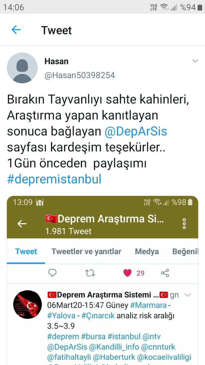 Hasan50398254's tweet photo. @DepArSis @ntv @Kandilli_info @cnnturk @fatihaltayli @Haberturk @kocaelivaliligi @BursaValiligi @belediye_yalova @AFADBaskanlik @YakupCanbolat @Hurriyet @UniBogazici @alpayozalan35 @anadoluajansi @suleymansoylu @TC_icisleri @kocaelibld @adalarbld Elimizden geldiğince...İnşallah hiç biryerde olmaması dileğiyle https://t.co/nzJ5VYnkLu