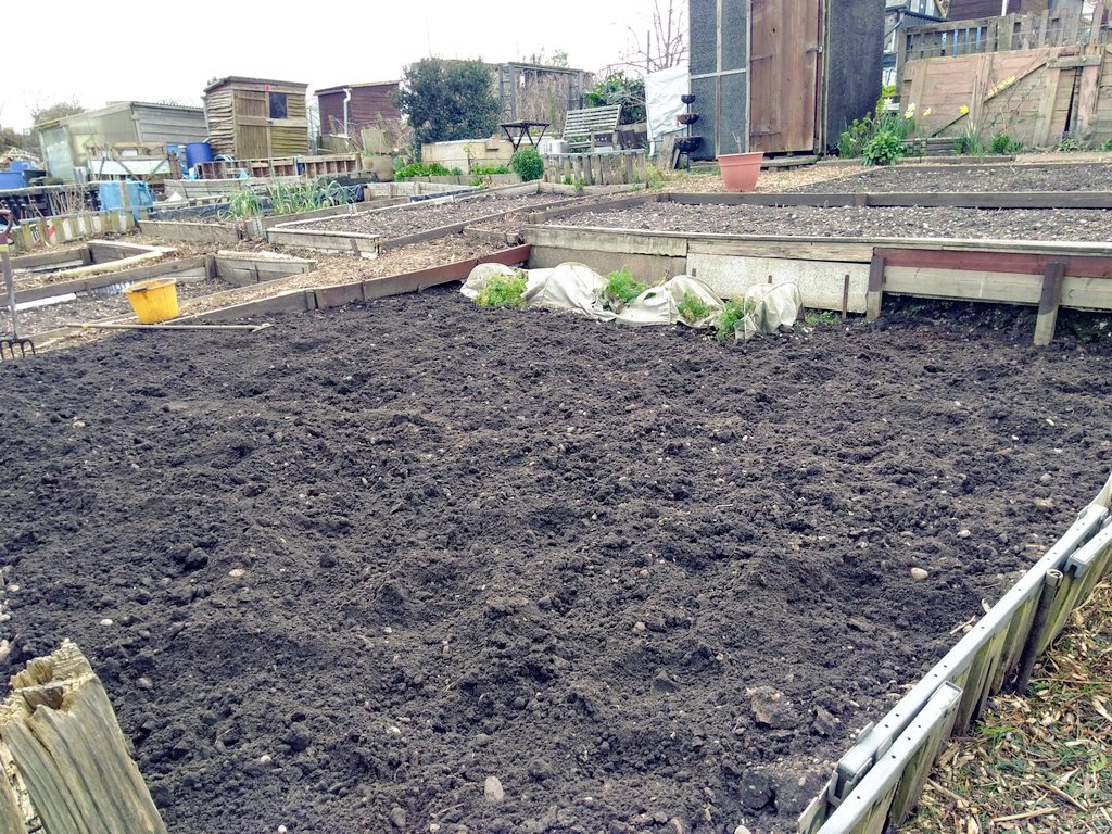 canudigit15's tweet photo. Pallet collars + old shower door = cold frame, bit more tidying, plots are finally drying out a bit. #allotment #recyle #plot15 #plot9 https://t.co/Ko4NtA7BLE