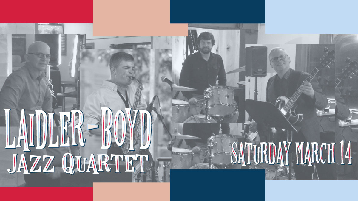 DelphiOperaHous's tweet image. Laidler-Boyd Jazz Quartet-Local Brew Series on Sat. Mar. 14. Sit back, relax and unwind; it's Jazz time. 
#jazz #music #laidlerboyd #DOH #delphi #carrollcounty