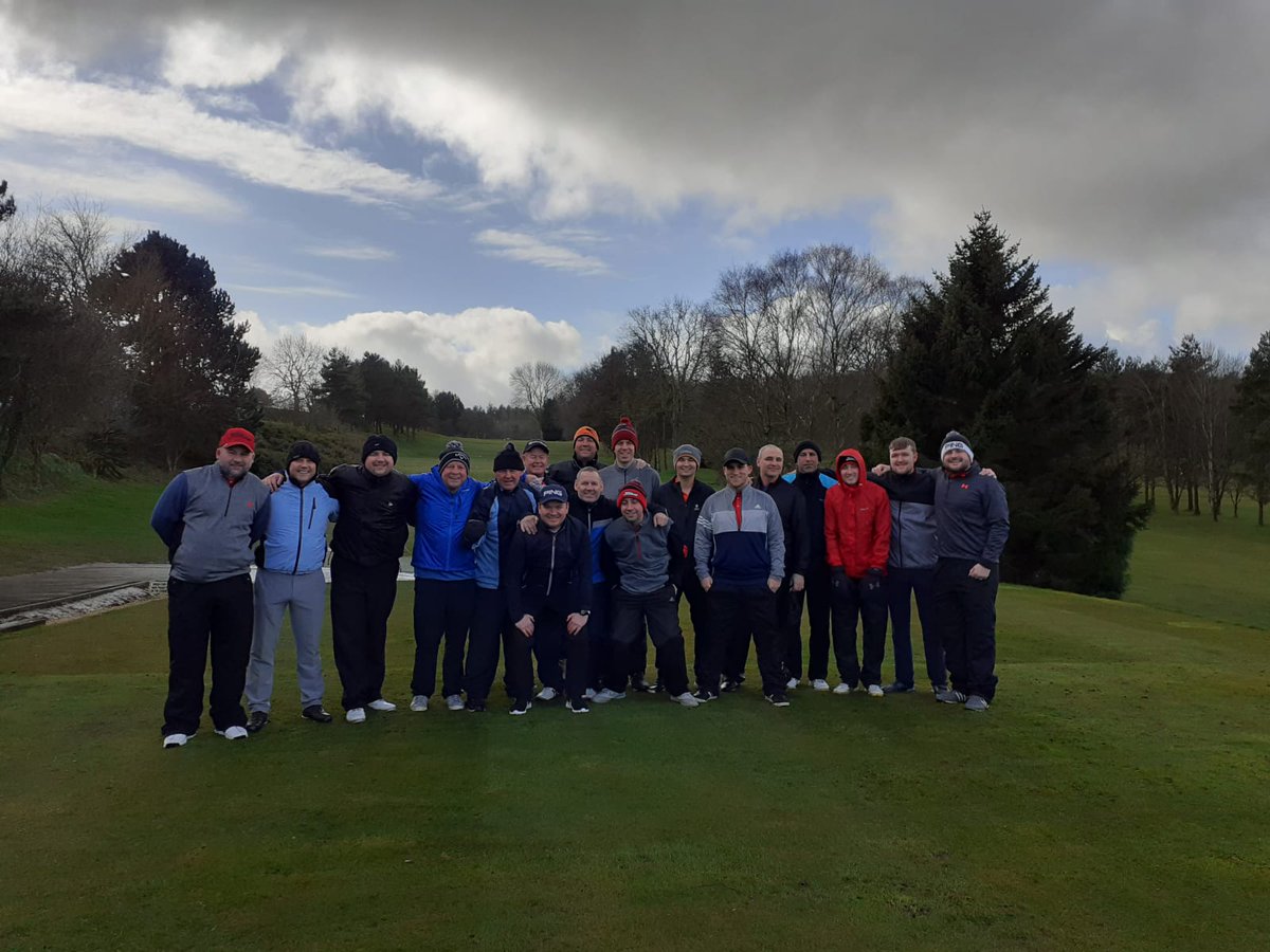 TheHilly2's tweet photo. It's back, thanks to @Moldgolfclub for the warm welcome today. Especially the pro shop putting up with us and taking the photo. Captains drive was a screamer #boom #itsback https://t.co/kl9WW3gBR5