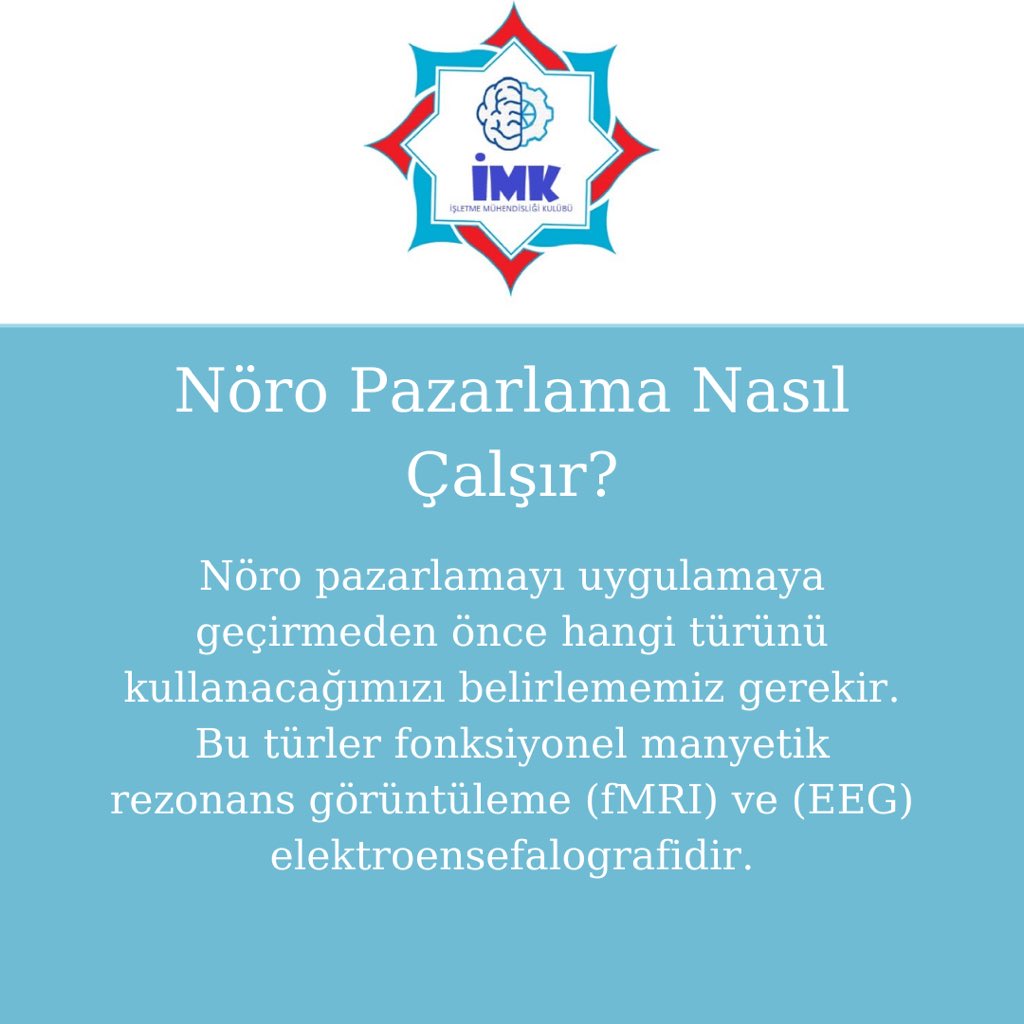 alkuimk's tweet photo. Nöro pazarlama nedir? ☺️ #pazarlama #pazarlamayöntemleri
#nöropazarlama #işletmemühendisliğikulübü
#imk #ALKÜ
#alaaddinkeykubatüniversitesi
#managementengineering #neuromarketing https://t.co/IrWJGhZao5