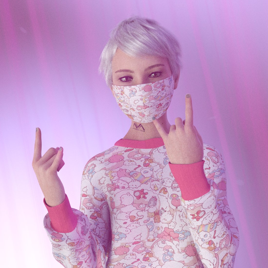 AVA6_france's tweet photo. Coronawaii 😷 
#coronavirus #Coronavid19 #COVID2019 #kawaii #KPOP https://t.co/j7gsSSjgG9