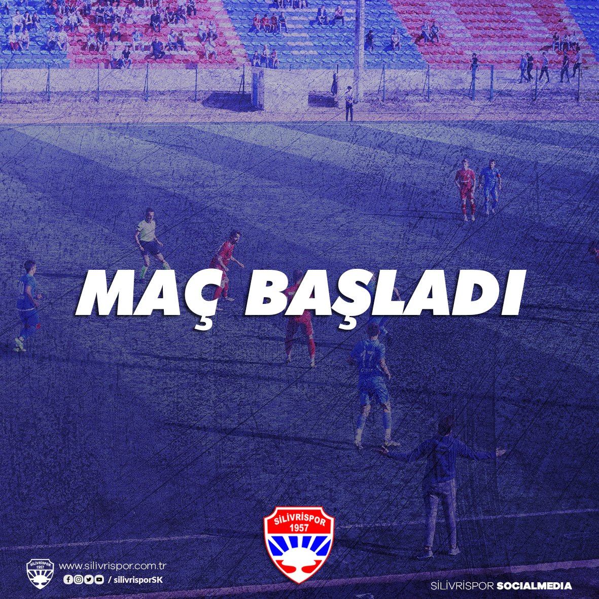 MAÇ BAŞLADI | TFF. 3.LİG 1.GRUP 27.HAFTA MAÇI
SİLİVRİSPOR :0 🆚 Tokatspor : 0

📆 08.03.2020
⏰ 14.30
🏟 Silivri Stadı
📲 #SLVRVTKT

#Silivrispor #MaçGünü #Tokatspor #tff #3lig #silivri