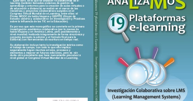 eraser's tweet photo. E book: Analizamos 19 plataformas e-learning https://t.co/jaXsUBrec2 #elearning #mlearning #LMS #MOOC #plataformas #education #educación #EDreform #edchat #school #HigherED #moodle #blackboard #Dokeos #Chamile #Claroline #digitaltransformation #edtech #ebook #book #TIC https://t.co/HkL1Wphtoh