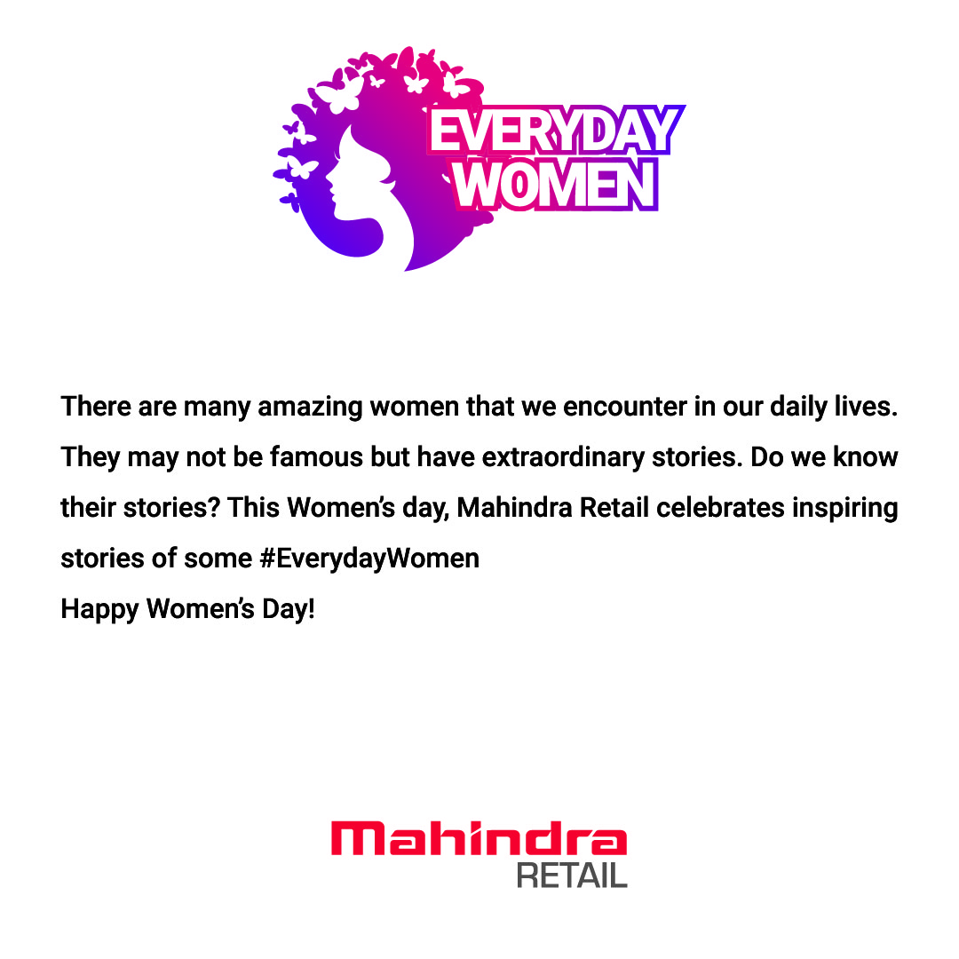 Mahindra_Retail's tweet photo. Over the next few days, we will be sharing stories of some #EverydayWomen who have inspired us. Watch this space for a continued Women's Day Celebration.
Happy Women's Day!

#Women'sDay2020 #WomansDay #SheInspiresUs https://t.co/gelwVYKLWt