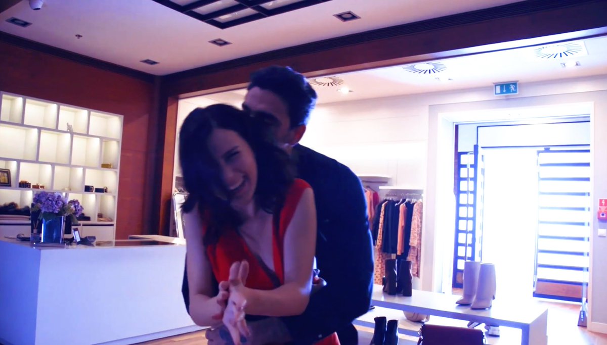 The head kisses🥰 #Michelemorrone #AnnaMariaSieklucka