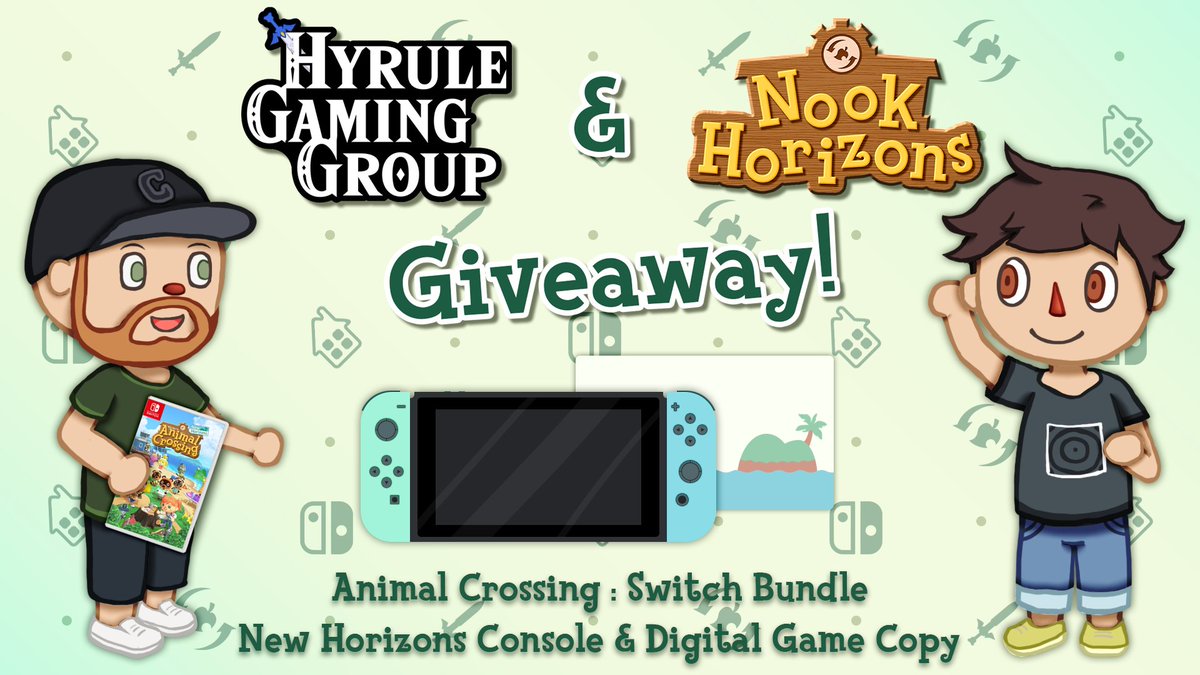 HyruleGG's tweet photo. Hey! @HyruleGG &amp; @NookHorizons have teamed up to giveaway an Animal Crossing Nintendo Switch &amp; Digital Game Copy!

To enter:
💚Follow @HyruleGG &amp; @NookHorizons
🔃Retweet &amp; like this post
🗨️Comment your #1 villager!😺

Closes on the 20th of March. Good luck! https://t.co/FFwfKwXyyS