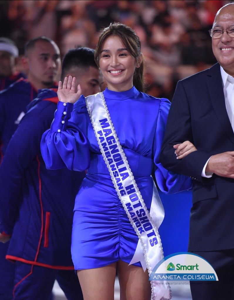 TheBigDome's tweet photo. Here’s @bernardokath muse of team Magnolia Hotshots! 

Photo by Bruce Casanova
#PBAat45 #PBA2020 #PBATayoAngBida #TheBigDome #CityOfFirsts #MagnoliaMuseKATHRYN https://t.co/Y8o20HurV1