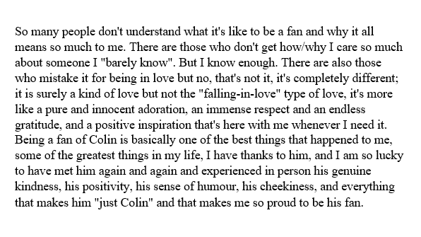 IdyllicCaptain's tweet photo. Limiting myself to one tweet for the rest of #ODonoweek when it was about Colin's characters worked, but of course when it's about @colinodonoghue1 himself, what I have to say doesn't fit in one tweet... Thank you Colin for having such a positive influence just by being you! 💖 https://t.co/1n3qZBPni3