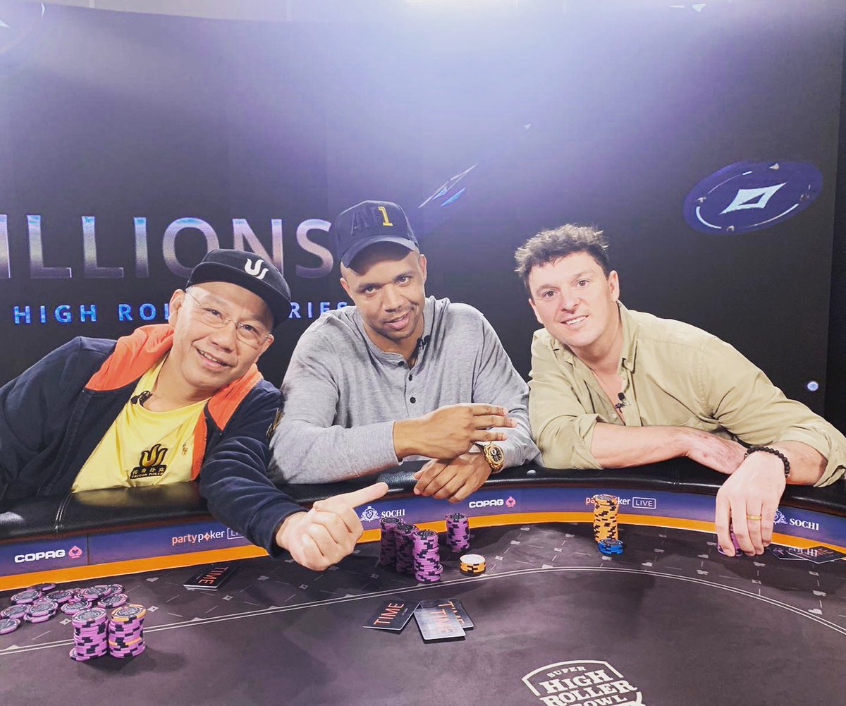 Starting the <a href="/partypoker/">PartyPoker</a> MILLIONS 25k final table with <a href="/philivey/">Phil Ivey</a> <a href="/paulphuapoker/">Paul Phua Poker</a> in Sochi, Russia. In good company.