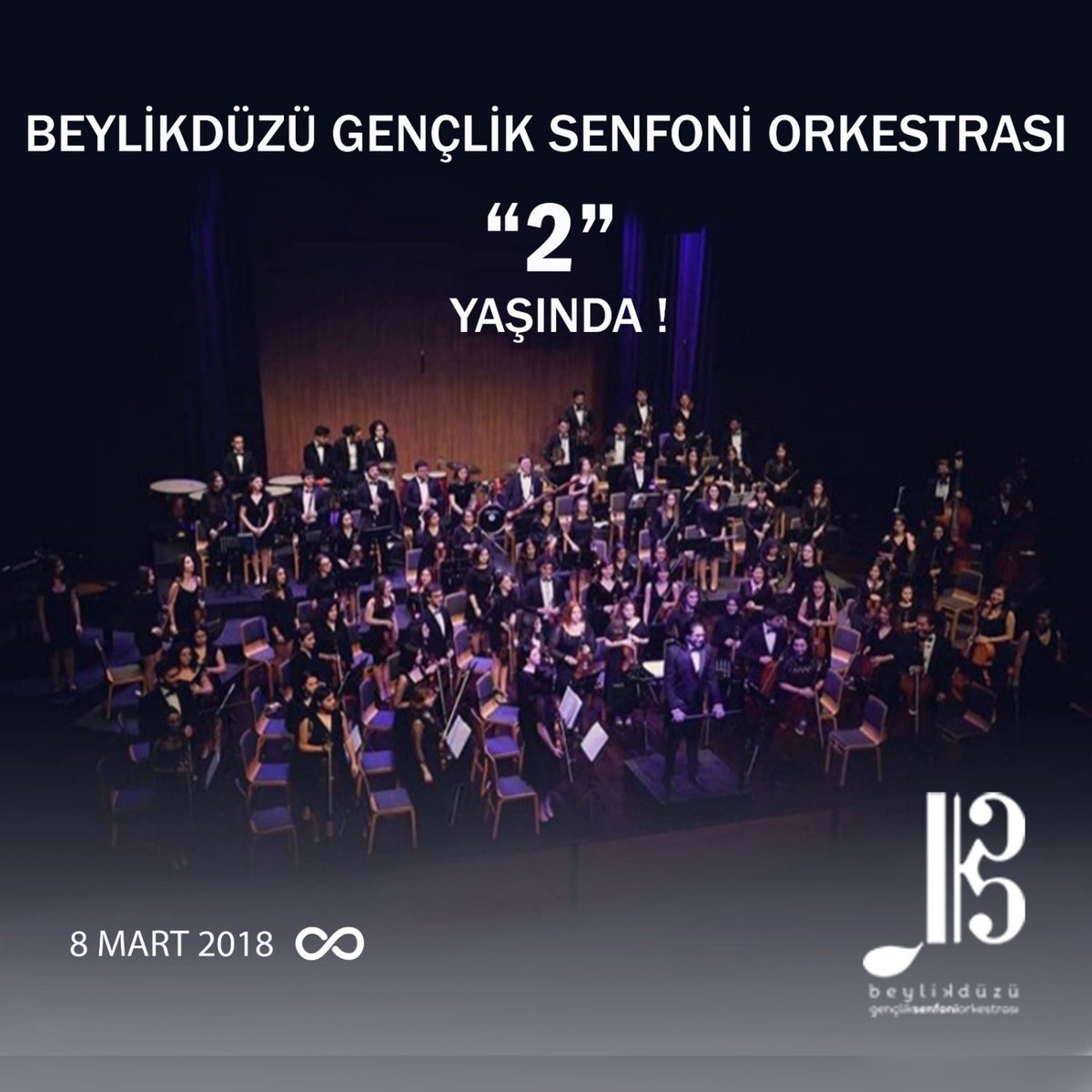 BİZ ilkesi ile '2' yaşında kocaman bir aileyiz. İnsan evinde mutludur ve biz bu evde sevgiyle büyüyoruz. Müzik aşkıyla yolumuzda ilerlerken her gün daha çok emek veriyoruz. Nice hep birlikte güzel günlere ! 🤗🍀🎵🌟 ❤