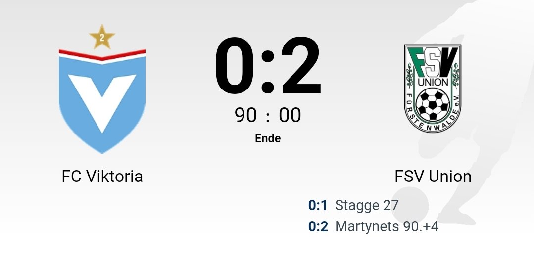 FSVUnion1919's tweet photo. Sieg gegen @FCViktoria1889 und erstmal auf Platz 4 vorgeschoben :)
#FSV #FUE #FSVUNION #FSVUNIONFÜRSTENWALDE #FÜRSTENWALDE https://t.co/9Sxdfay4Je
