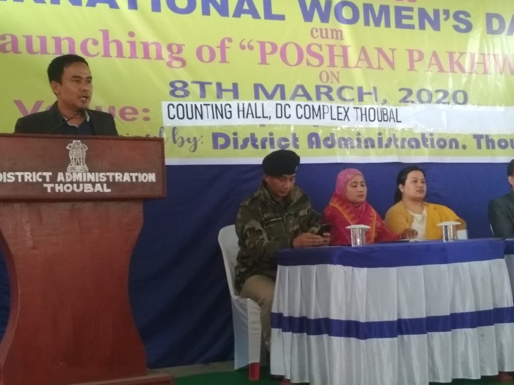 ManipurNhm's tweet photo. @health_manipur
International Women's Day at Thoubal.
On the dais Mrs. Hasina Begum, Honble Adhyaksha Thoubal Zilla Parishad, Smt. N. Bandana Devi, DC Thoubal, Dr. S. Ibomcha, SP Thoubal and Shri L. Radhakanta, ADM Thoubal. https://t.co/0Q5I7mtimK