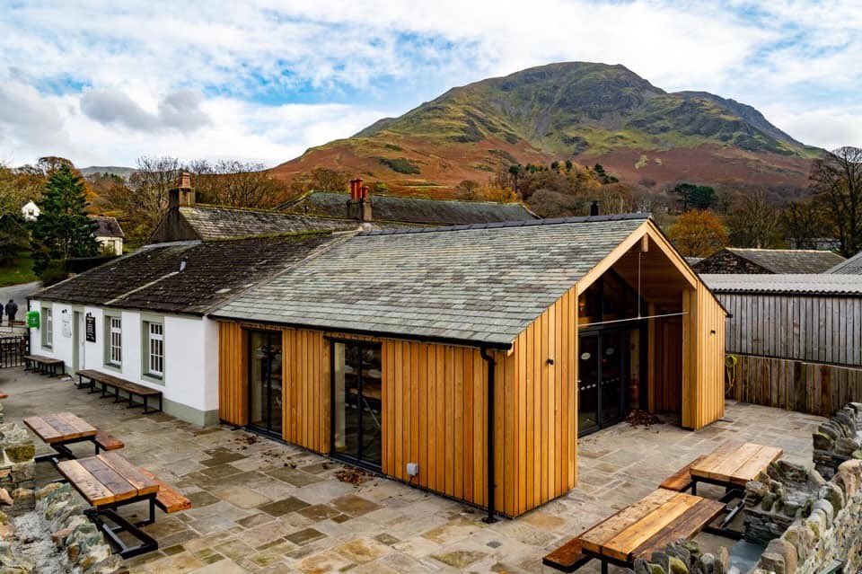 CroftHouseCafe's tweet photo. Just in case you missed it, Croft House Farm Café in Buttermere now has a cosy, dog friendly extension. Open every day except Christmas Day. 🐶☕️🍰 https://t.co/9tgz3DS7hD