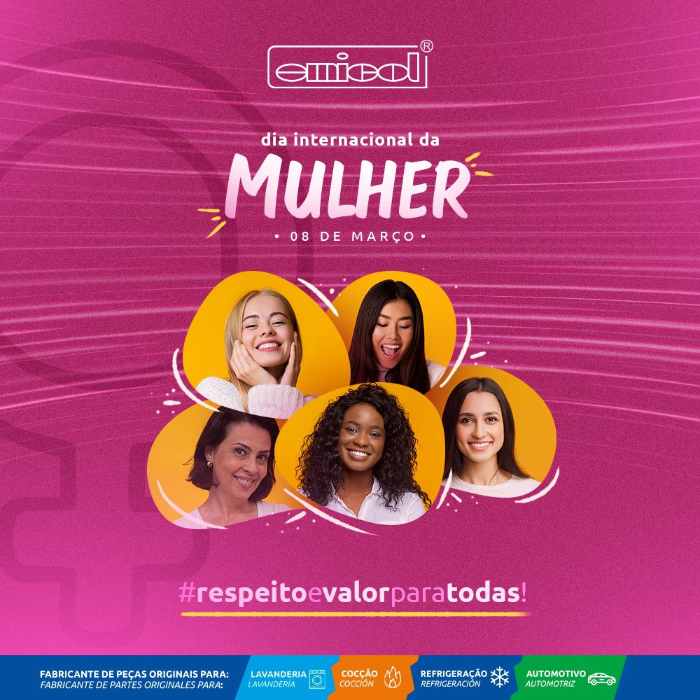 emicolbrasil's tweet photo. 08 de março, dia internacional da mulher.
Respeito e valor para todas, todos os dias.
A todas as mulheres, desejamos um dia especial!

#diainternacionaldamulher
#mulheres
#respeitoevalorparatodas
#emicol https://t.co/Q9cFGJFZOS