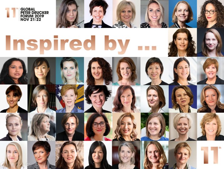 GDruckerForum's tweet photo. Thank you for the inspiration! #WomensDay2020
@kurachan_1001 Karenann Terrell @GSK Karolin Frankenberger @embahsg Julia Wang @DruckerAcademy @johnsonwhitney @rahafharfoush @ValerieHackl @nicole90t @deepaprahalad @axellelemaire ...
YouTube Link: https://t.co/f2lHveR5BN
#GPDF19 ./ https://t.co/LaEDsvPb20