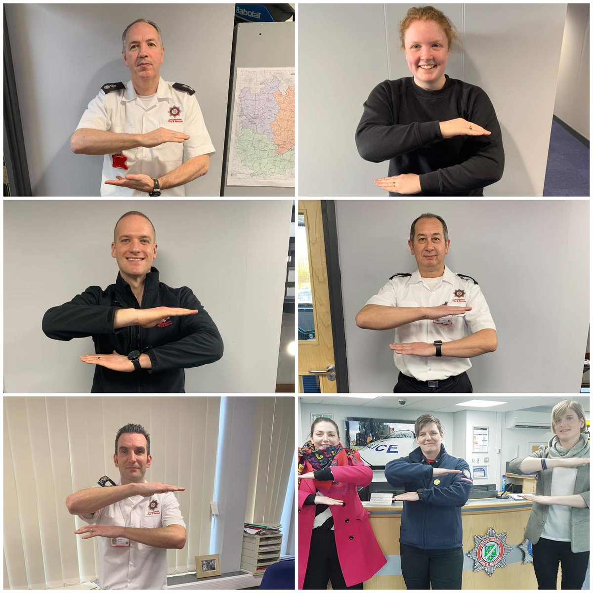 granthamfire's tweet photo. Showing our support and celebrating #InternationalWomensDay and the great work we are doing for #Equality #EachforEqual @LincsFireRescue #IWD2020 https://t.co/OqNLVBUfZx