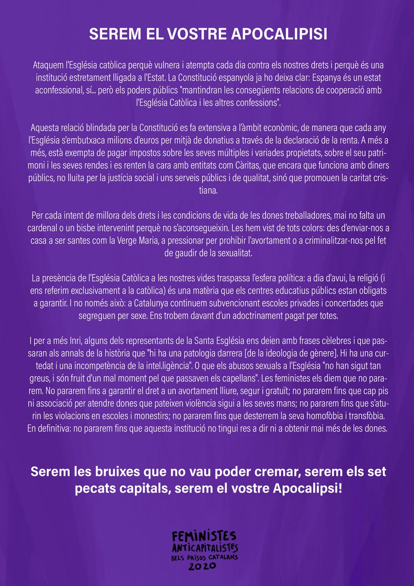 Comitè Vaga Feminista Sant Cugat tweet media