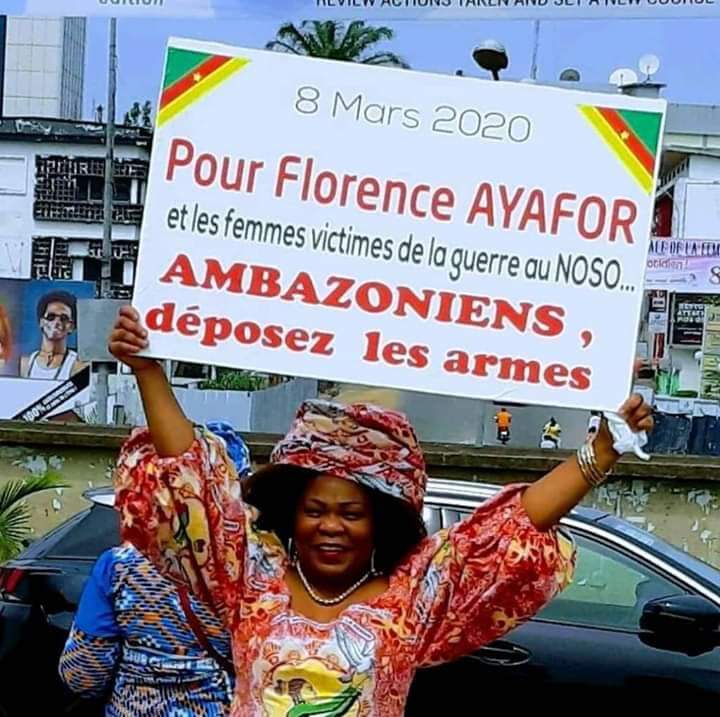 cameroonianess's tweet photo. #Dropyourweapons #WomensDay2020 #Cameroon #cameroun #anglophonecrises https://t.co/xQNnsxKaHA