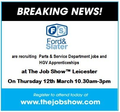 thejobshows's tweet photo. @FordSlaterDAF #jobvacancy #Recruiting #Leicester #Leicestershire #thejobshow https://t.co/CKeYrostdn