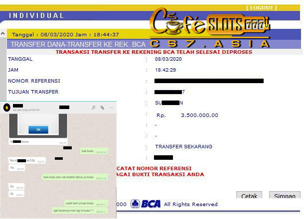 NVauline's tweet photo. selamat kepada bapak suxxxxn mendapatkan jackpot di cafeslots777 , ayo teman teman segera daftar dan dapatkan jackpot sekarang juga di cafeslots777 seperti bapak suxxxn
link: www.cs7,asia ( tanda koma ganti tanda titik)
wa: 082384855858 #PersibDay #PesanSambat #cafeslot777 https://t.co/p3gdUhmHbK