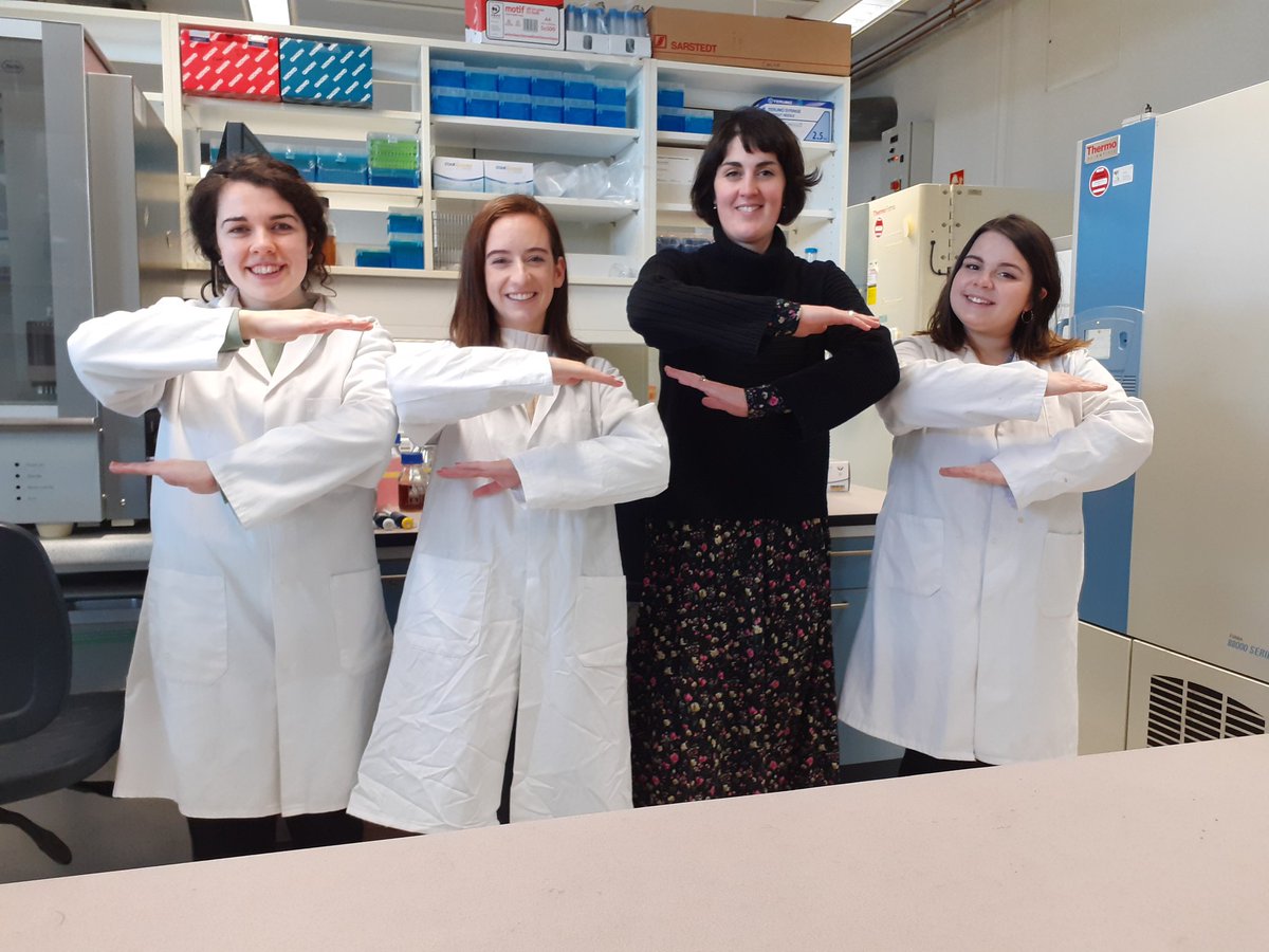PaulineDScanlan's tweet photo. I had the opportunity to work with these very talented scientists @ailbhe_woods @97ChristinaLove and Shannon O'Leary on their final undergrad lab projects this year @Pharmabiotic @UccMicrobiology @UCCGenetics...the future is bright for STEM!#EachforEqual #IWD2020 https://t.co/7ZdQdz6Lym