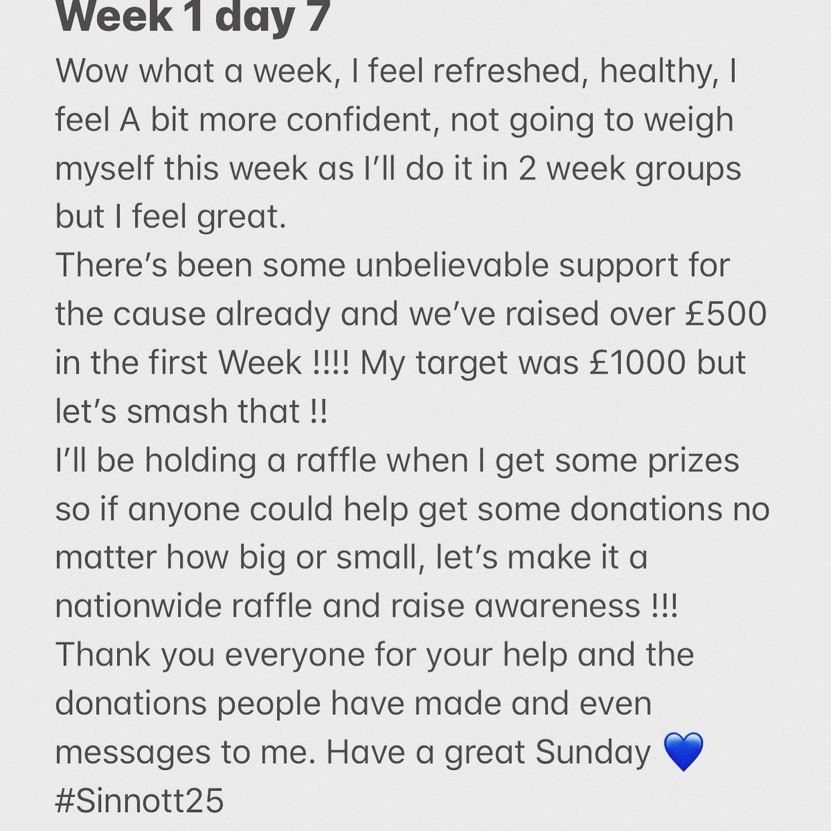 clarkey15's tweet photo. Again if everyone could retweet and follow the progress, if everyone tags 1 friend we can raise awareness all over the UK and worldwide 💙 #Sinnot25 @DuaneHolmes @JonSteadSA @JordanShirts @mdrcrooks https://t.co/BGvvXnFbH2